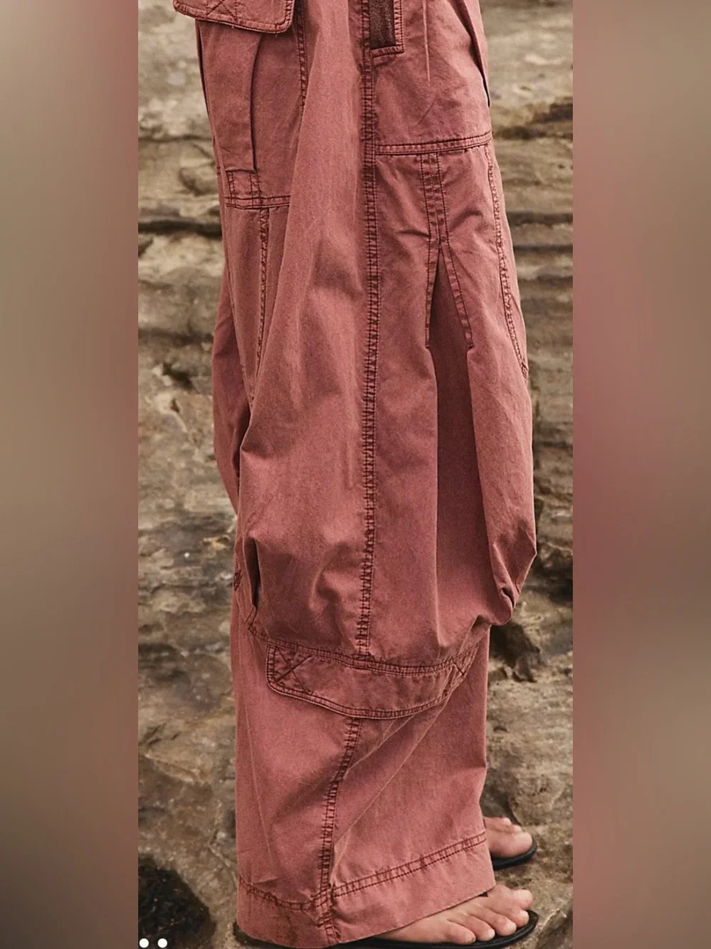 Free People We The Free Onset Cargo Pants - Picture 3 of 5